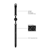 Ouch! Ademende ball gag - Zwart, afbeelding 4