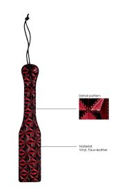 Ouch! Paddle met diamantpatroon - Rood/zwart, afbeelding 3