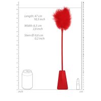 Ouch! Rijzweep met veren - Rood, afbeelding 3