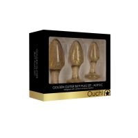 Ouch! Acryl Buttplug Set - Goud, afbeelding 5