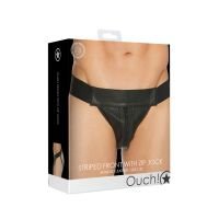 Ouch! Plain Front jockstrap met rits, afbeelding 7