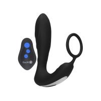 Ouch! E-stim Vibrerende Buttplug met Cockring