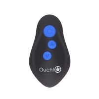 Ouch! E-stim Vibrerende Buttplug met Cockring, afbeelding 3