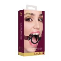 Ouch! Halo siliconen open ring gag, afbeelding 2