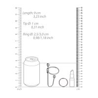 Ouch! RVS penisplug met bal - 10 mm, afbeelding 4