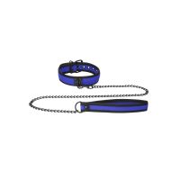 Ouch! Puppy Play neopreen halsband met lijn, afbeelding 4