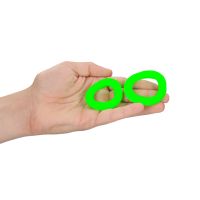 Ouch! Cockring set - Glow in the Dark - 2 stuks, afbeelding 6
