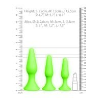 Ouch! Buttplug set - Glow in the Dark, afbeelding 5