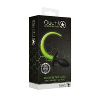 Ouch! Puppy Tail Buttplug - Glow in the Dark, afbeelding 2