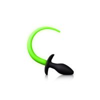Ouch! Puppy Tail Buttplug - Glow in the Dark, afbeelding 4