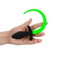 Ouch! Puppy Tail Buttplug - Glow in the Dark, afbeelding 6