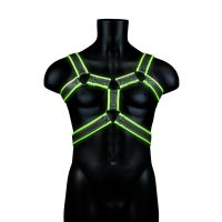 Ouch! Body Armor harnas - Glow in the Dark - S/M, afbeelding 5