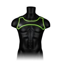 Ouch! neopreen harnas - Glow in the Dark - S/M, afbeelding 4