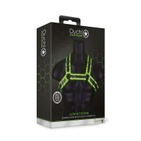 Ouch! bulldog harnas met gesp - Glow in the Dark - L/XL, afbeelding 2