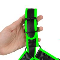 Ouch! bulldog harnas met gesp - Glow in the Dark - L/XL, afbeelding 5