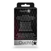Ouch! Round Gem Buttplug - Small - Gunmetal/Diamant, afbeelding 7