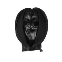 Ouch! Bondage masker met rits - Zwart, afbeelding 5