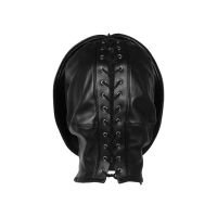 Ouch! Bondage masker met rits - Zwart, afbeelding 6