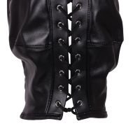 Ouch! Masker met bruine paardenstaart - Zwart, afbeelding 7