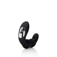 Ouch! Bent vibrerende prostaatstimulator met afstandsbediening - Zwart, afbeelding 7