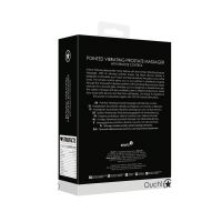 Ouch! Pointed vibrerende prostaatstimulator met afstandsbediening - Zwart, afbeelding 3