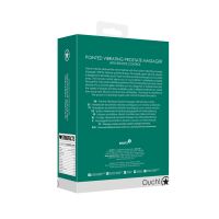 Ouch! Pointed vibrerende prostaatstimulator met afstandsbediening - Metallic groen, afbeelding 3