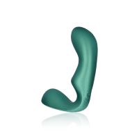 Ouch! Pointed vibrerende prostaatstimulator met afstandsbediening - Metallic groen, afbeelding 6