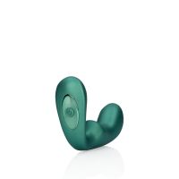 Ouch! Pointed vibrerende prostaatstimulator met afstandsbediening - Metallic groen, afbeelding 7