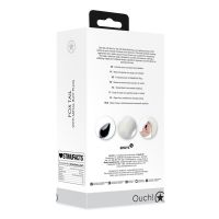 Ouch! Vossenstaart met metalen buttplug - Wit, afbeelding 3