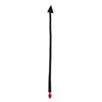 Ouch! Siliconen anaalplug Devil's Tail - Zwart/rood, afbeelding 2