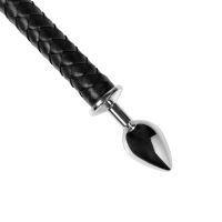 Ouch! Metalen anaalplug Devil's Tail - Zwart, afbeelding 5