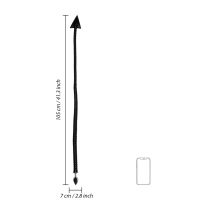 Ouch! Metalen anaalplug Devil's Tail - Zwart, afbeelding 7