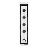 Ouch! Silicone Anal Balls - Medium - Zwart, afbeelding 2
