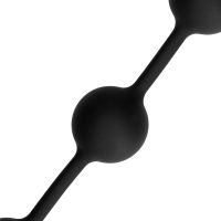 Ouch! Silicone Anal Balls - Medium - Zwart, afbeelding 7
