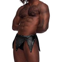 Male Power Eros - gladiatorkilt met string - L/XL - Zwart