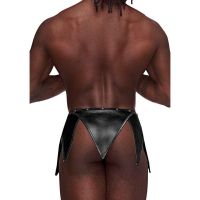 Male Power Eros - gladiatorkilt met string - L/XL - Zwart, afbeelding 2