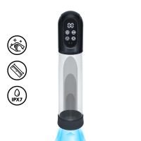 Pumped Engage - Automatische waterdichte penispomp en masturbator - Gunmetal
