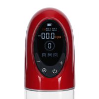 Pumped CyberPulse - Automatische waterdichte penispomp - Metallic rood, afbeelding 5
