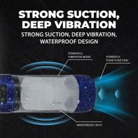 Pumped UltraLift - Automatische waterdichte masturbator pomp - Metallic blauw, afbeelding 6