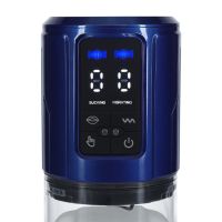 Pumped UltraLift - Automatische waterdichte masturbator pomp - Metallic blauw, afbeelding 3