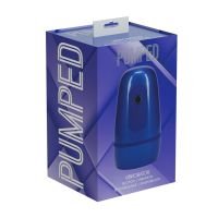 Pumped Pulsar - Zuigende en vibrerende masturbator pomp met onderdruk - Metallic blauw, afbeelding 5