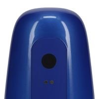 Pumped Pulsar - Zuigende en vibrerende masturbator pomp met onderdruk - Metallic blauw, afbeelding 4