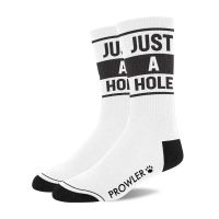 Prowler Red Just A Hole sokken - Wit/Zwart
