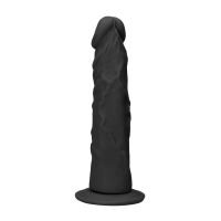RealRock dildo zonder ballen - 20 cm - Zwart