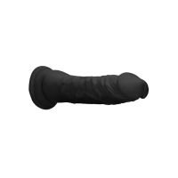 RealRock dildo zonder ballen - 20 cm - Zwart, afbeelding 4