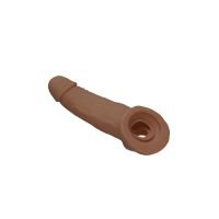 RealRock Penis sleeve - 23 cm - Bruin, afbeelding 4