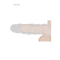 RealRock Penis sleeve - 23 cm - Bruin, afbeelding 6