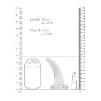 RealRock Abstracte Dildo met Zuignap - 11,5 cm - Transparant, afbeelding 4