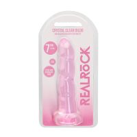 RealRock Niet-realistische dildo met zuignap - 17 cm - REA110PNK, afbeelding 4