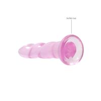 RealRock Niet-realistische dildo met zuignap - 17 cm - REA110PNK, afbeelding 2